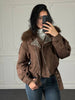 BOMBER CAMOSCIO - Dverso Fashion