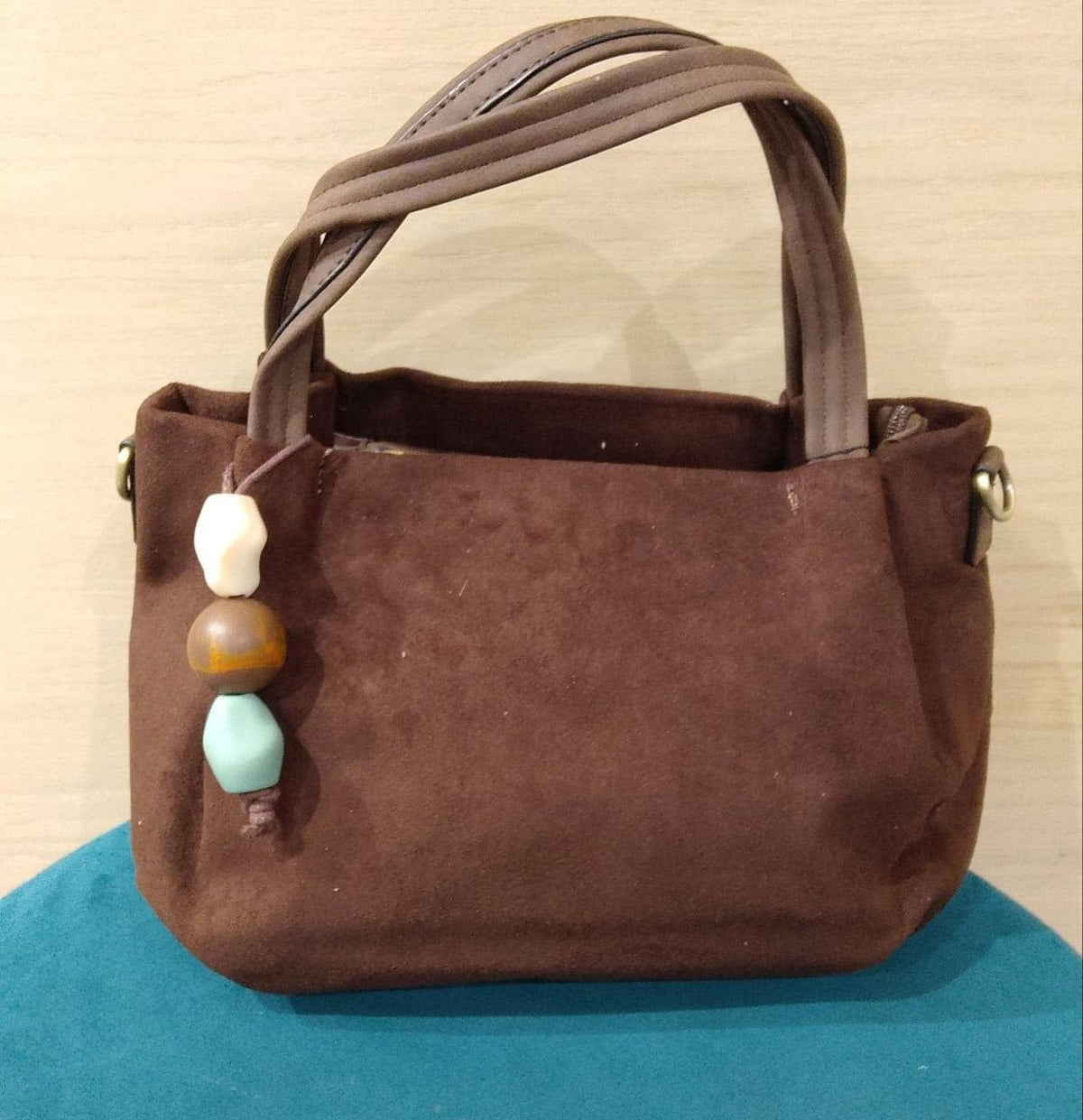 borsa con portachiavi pietra - Dverso Fashion