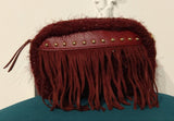 borsa pelliccia e frange - Dverso Fashion