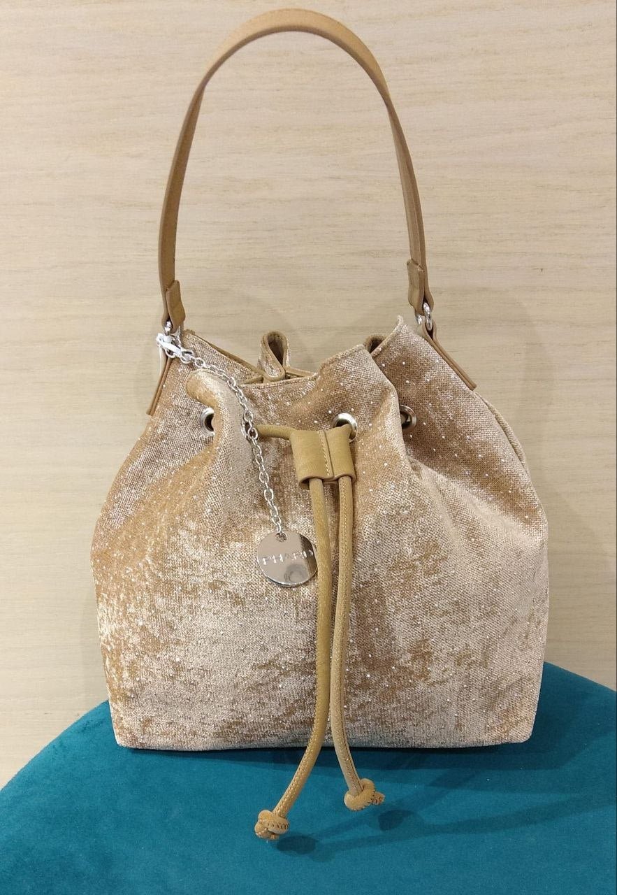 borsa secchiello strass - Dverso Fashion