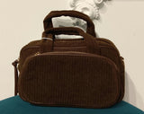 borsa velluto e costine - Dverso Fashion