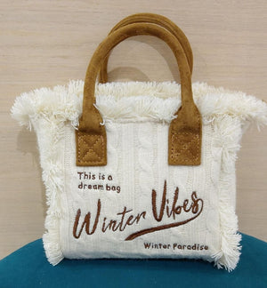 borsa winter vibes piccola - Dverso Fashion