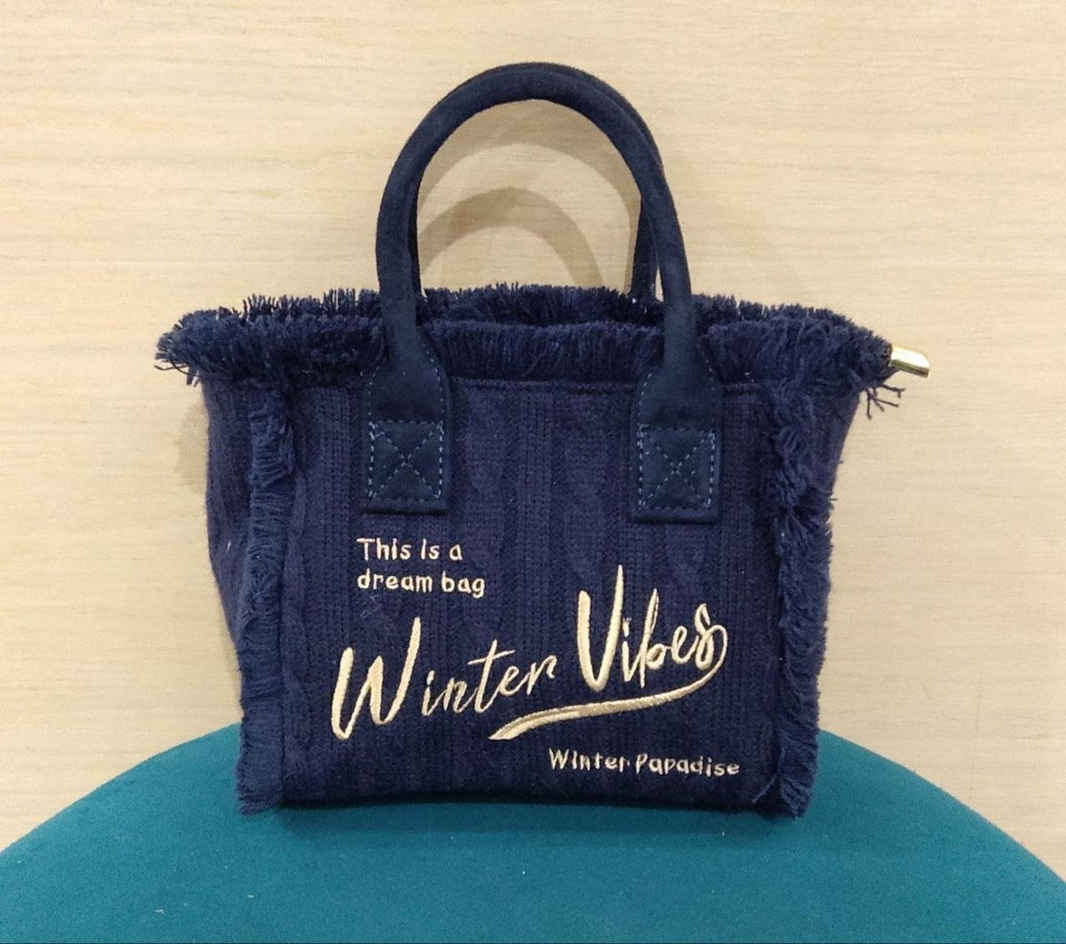 borsa winter vibes piccola - Dverso Fashion
