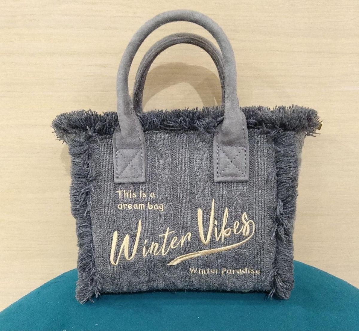borsa winter vibes piccola - Dverso Fashion