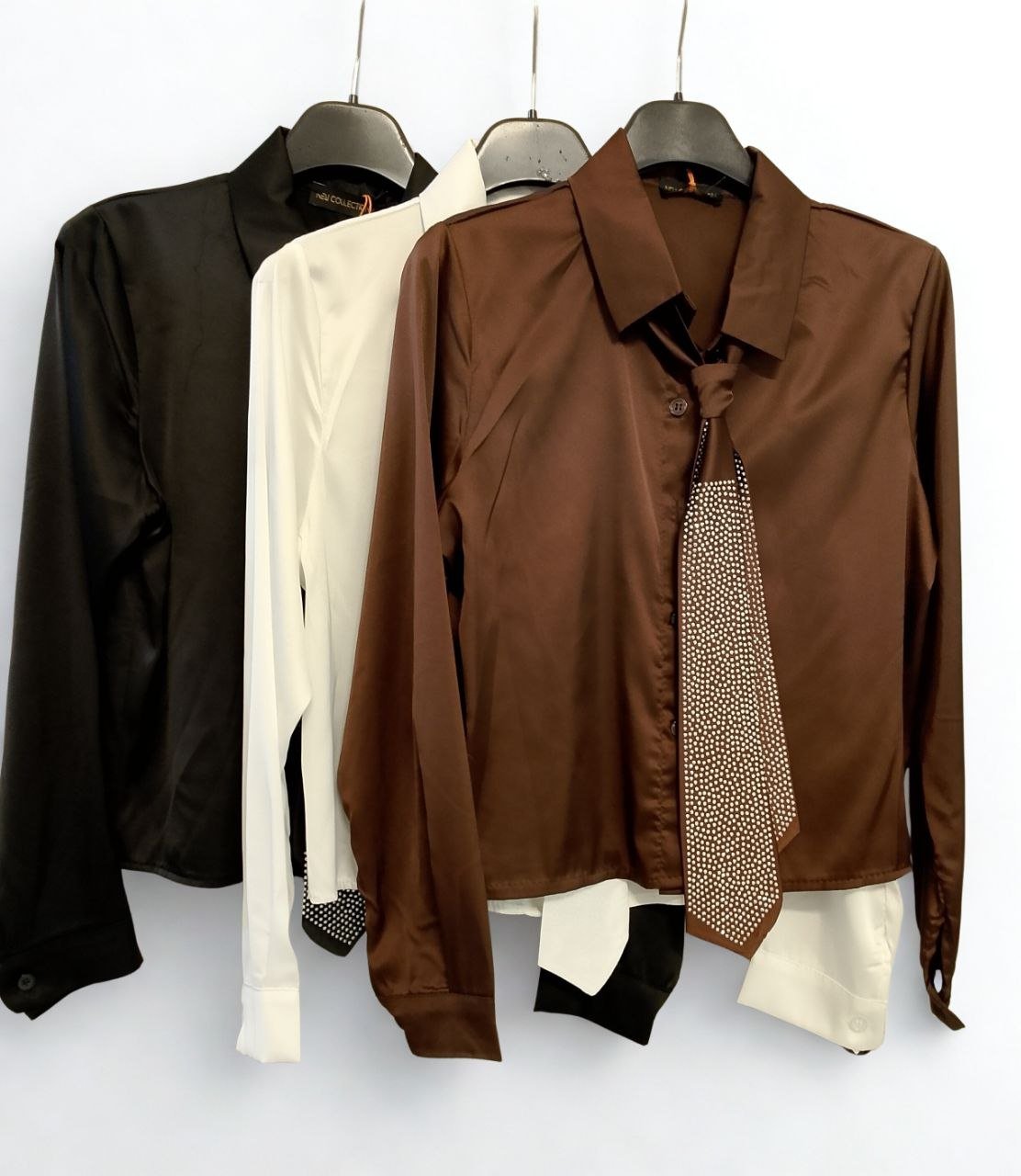 Camicia con Cravatta Glitter - Dverso Fashion