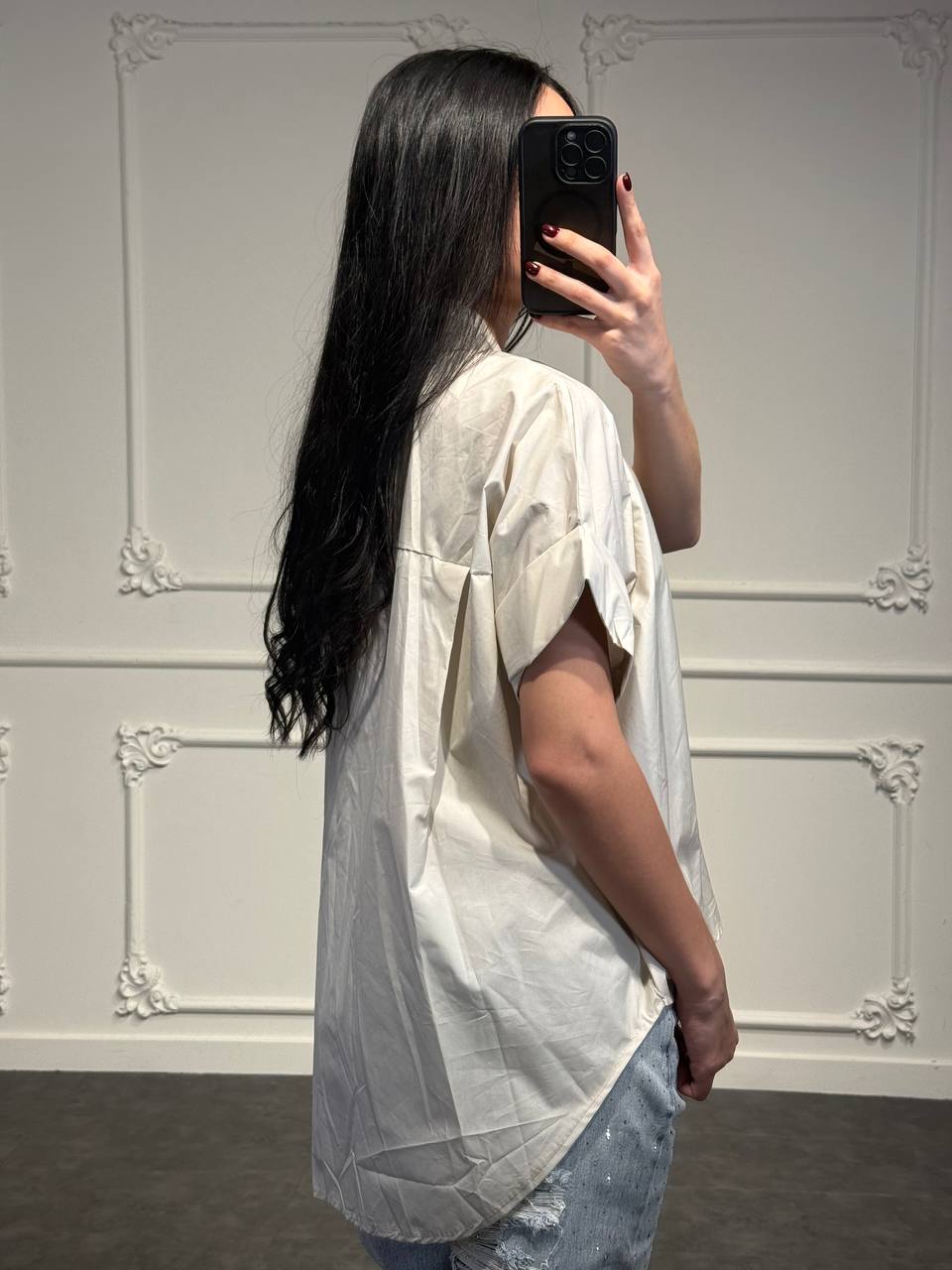 camicia con dettaglio - Dverso Fashion
