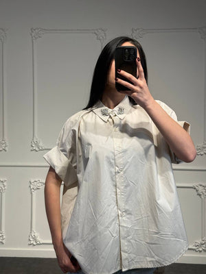 camicia con dettaglio - Dverso Fashion