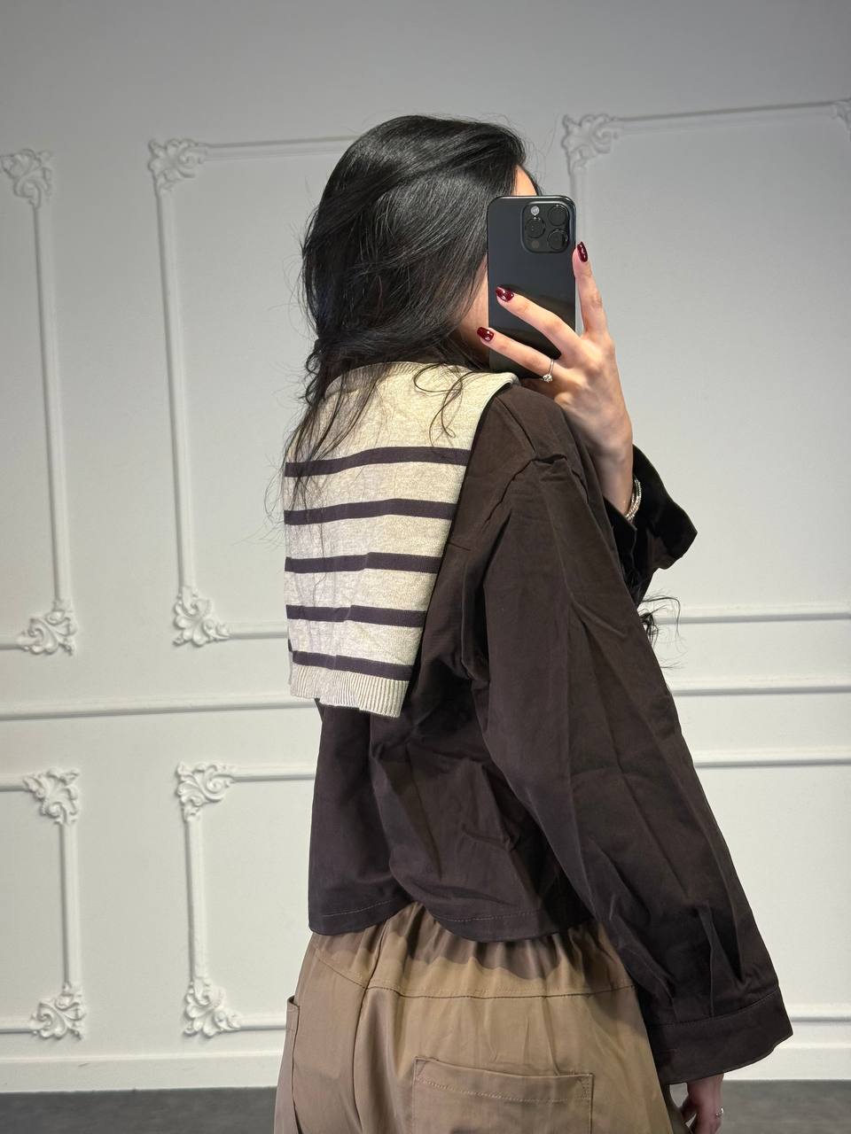 camicia con maglione - Dverso Fashion
