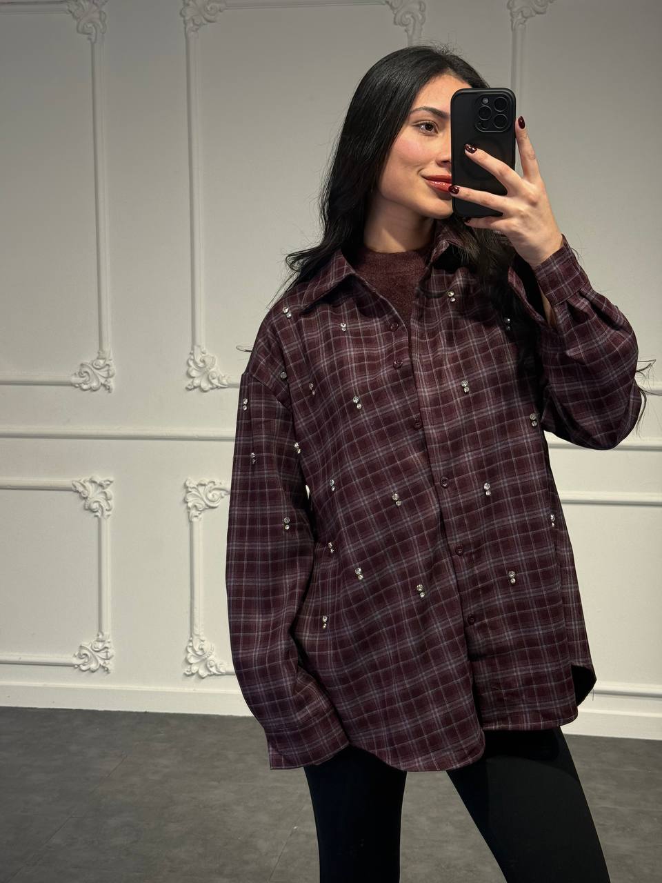 Camicia con Perle - Dverso Fashion