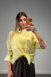 camicia crystal velata - Dverso Fashion