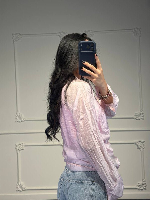 camicia flagoon velata - Dverso Fashion