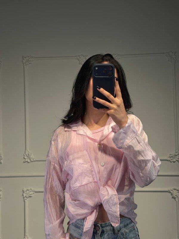 camicia flagoon velata - Dverso Fashion