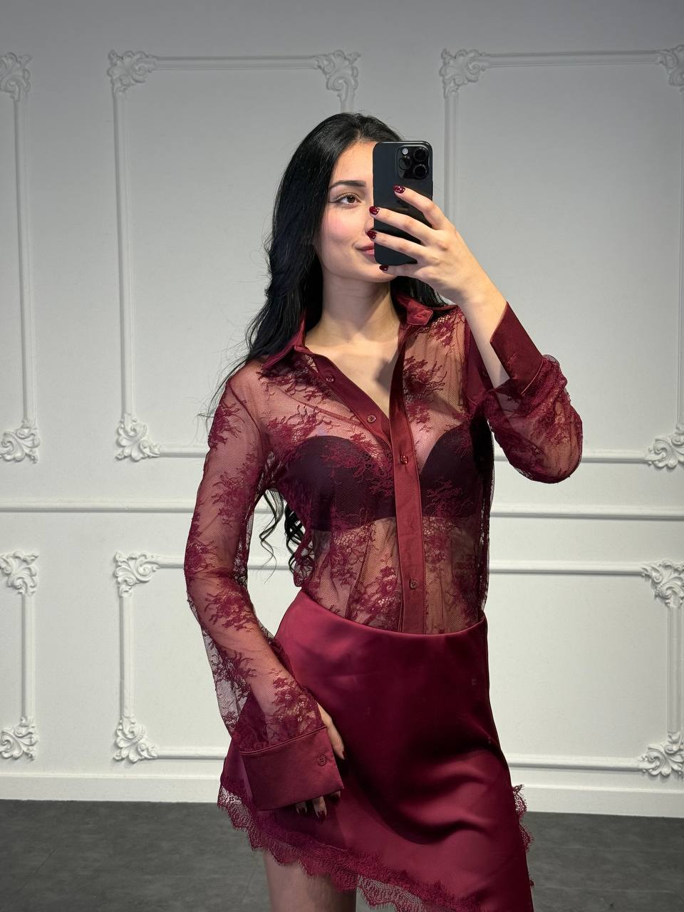 Camicia Lingerie - Dverso Fashion