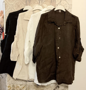 camicia lino - Dverso Fashion