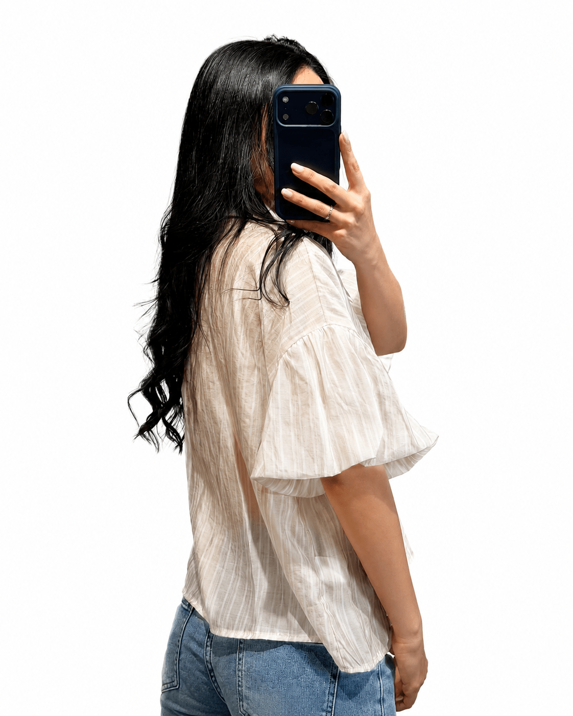 camicia manica a palloncino - Dverso Fashion