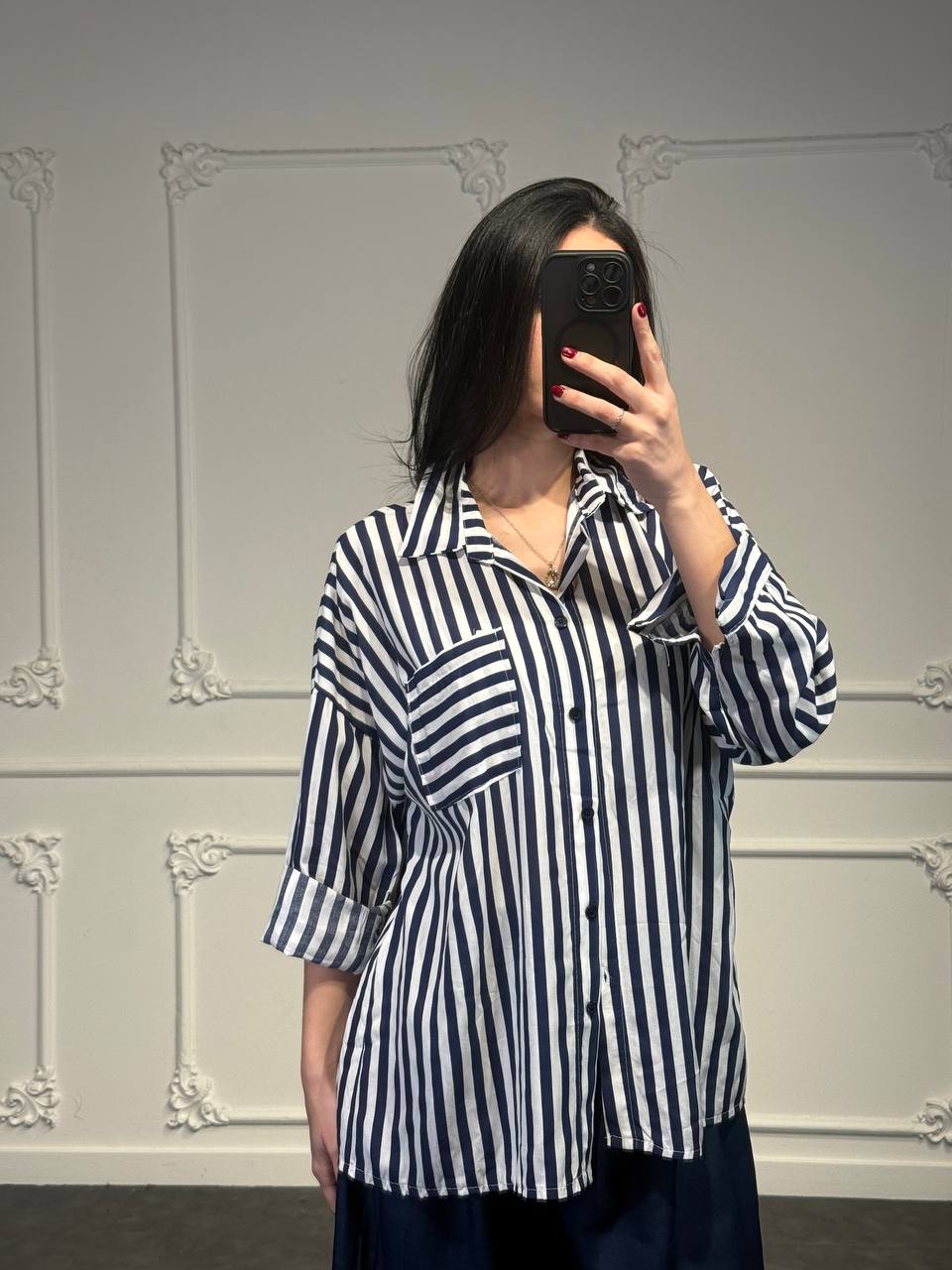 camicia righe - Dverso Fashion