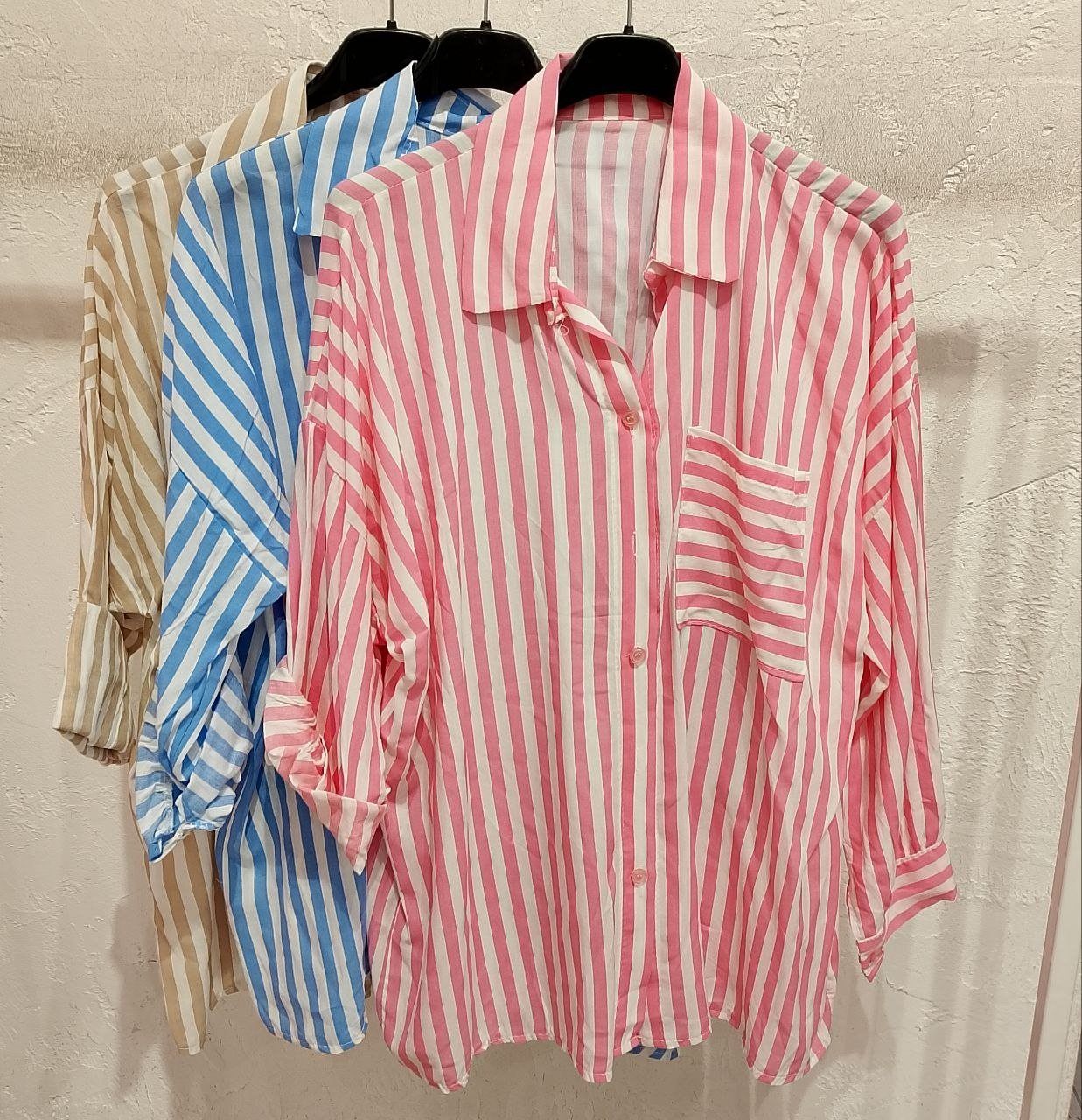 camicia righe - Dverso Fashion
