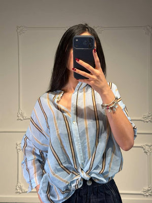 camicia zaya a righe - Dverso Fashion