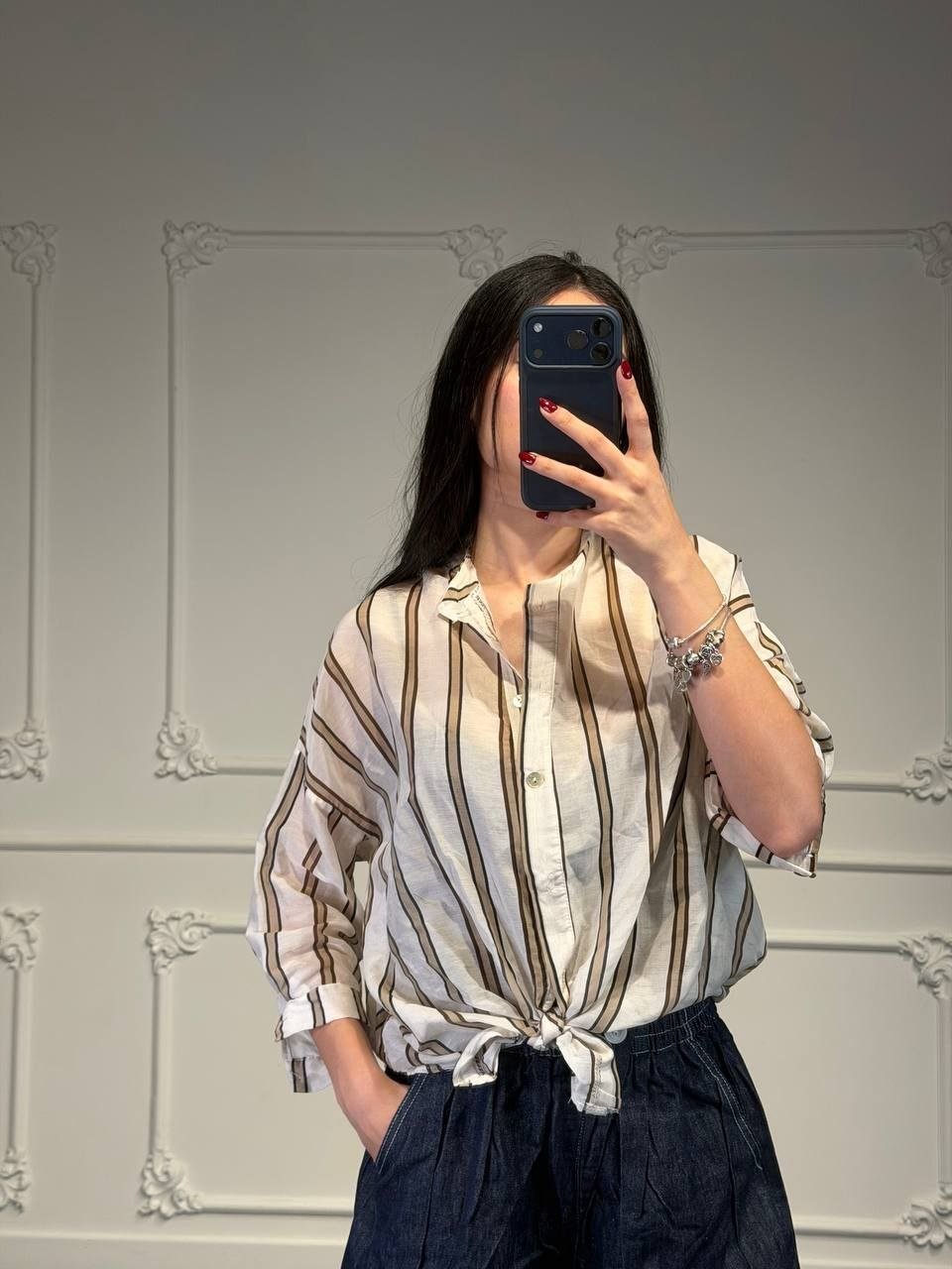 camicia zaya a righe - Dverso Fashion