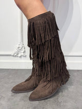 camperos con frange - Dverso Fashion