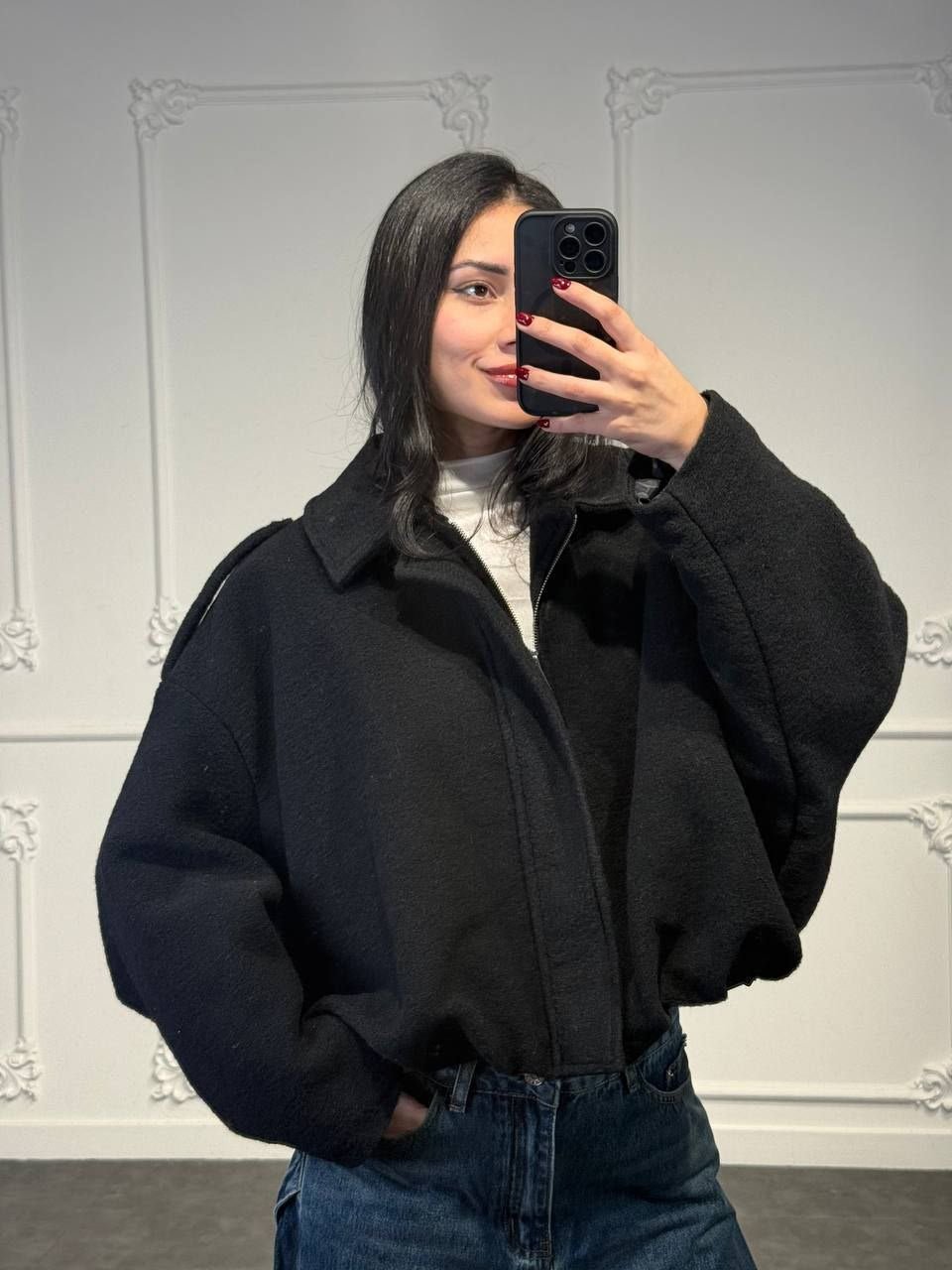 Cappotto Bomber Panno - Dverso Fashion