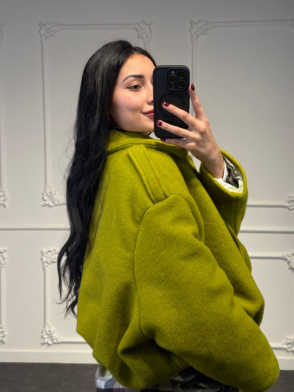 Cappotto Bomber Panno - Dverso Fashion