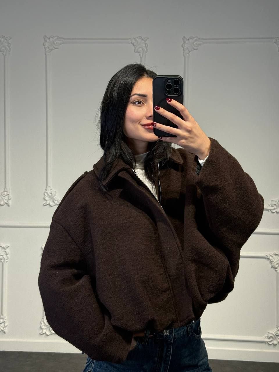 Cappotto Bomber Panno - Dverso Fashion