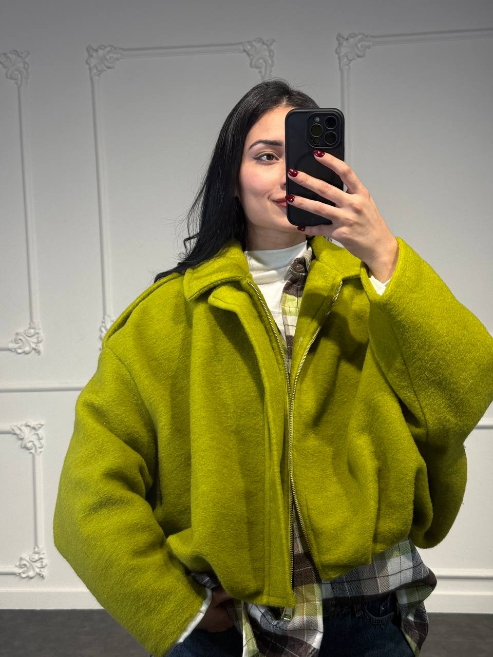 Cappotto Bomber Panno - Dverso Fashion