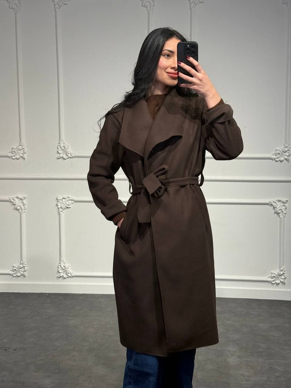 Cappotto Panno Lungo - Dverso Fashion