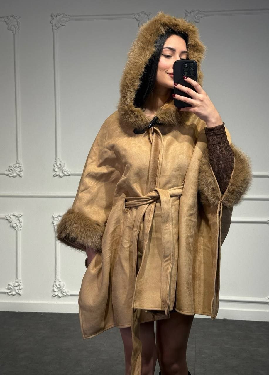 Cappotto Russian con cappuccio - Dverso Fashion