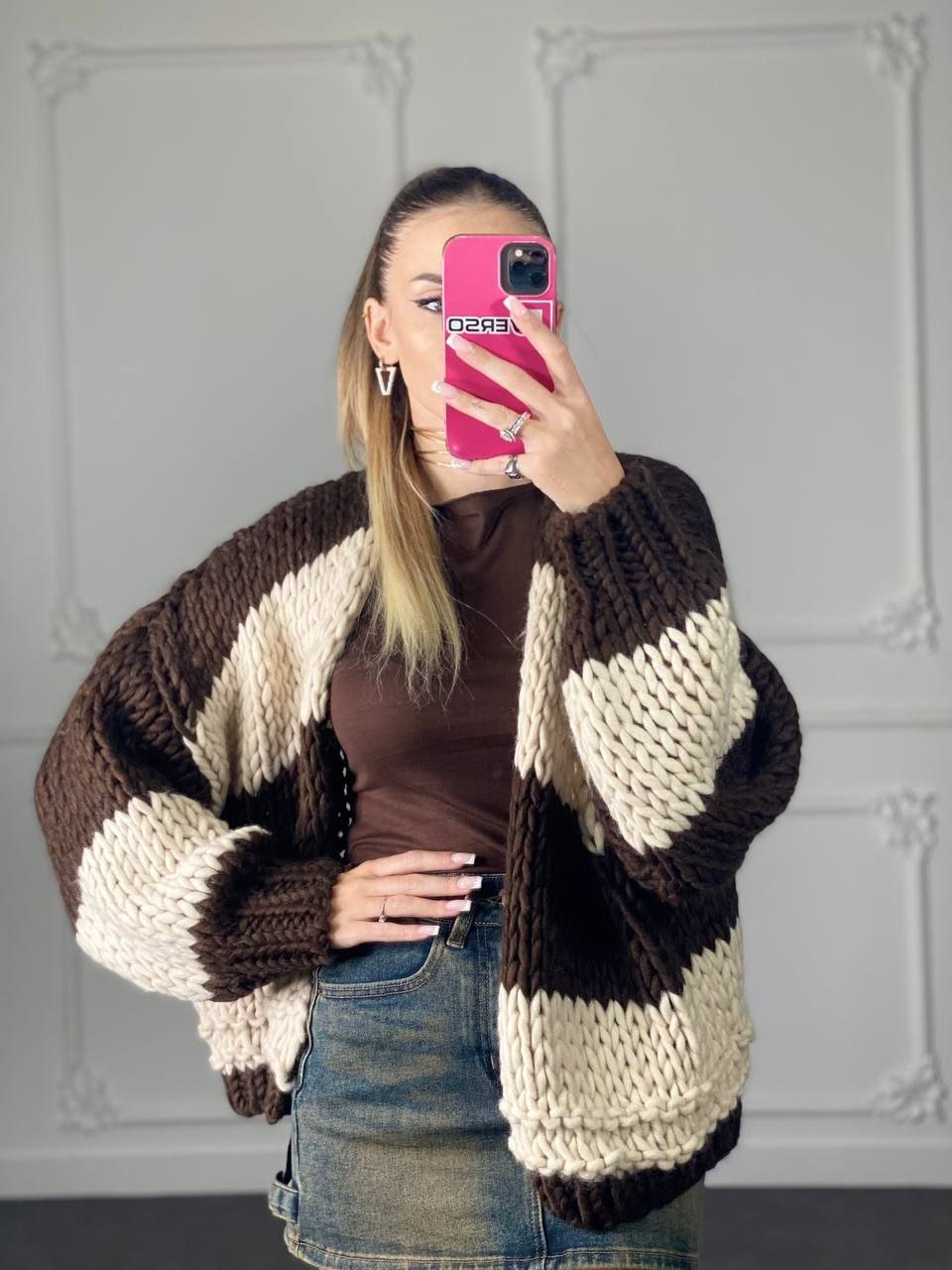 CARDIGAN BERRY - Dverso Fashion