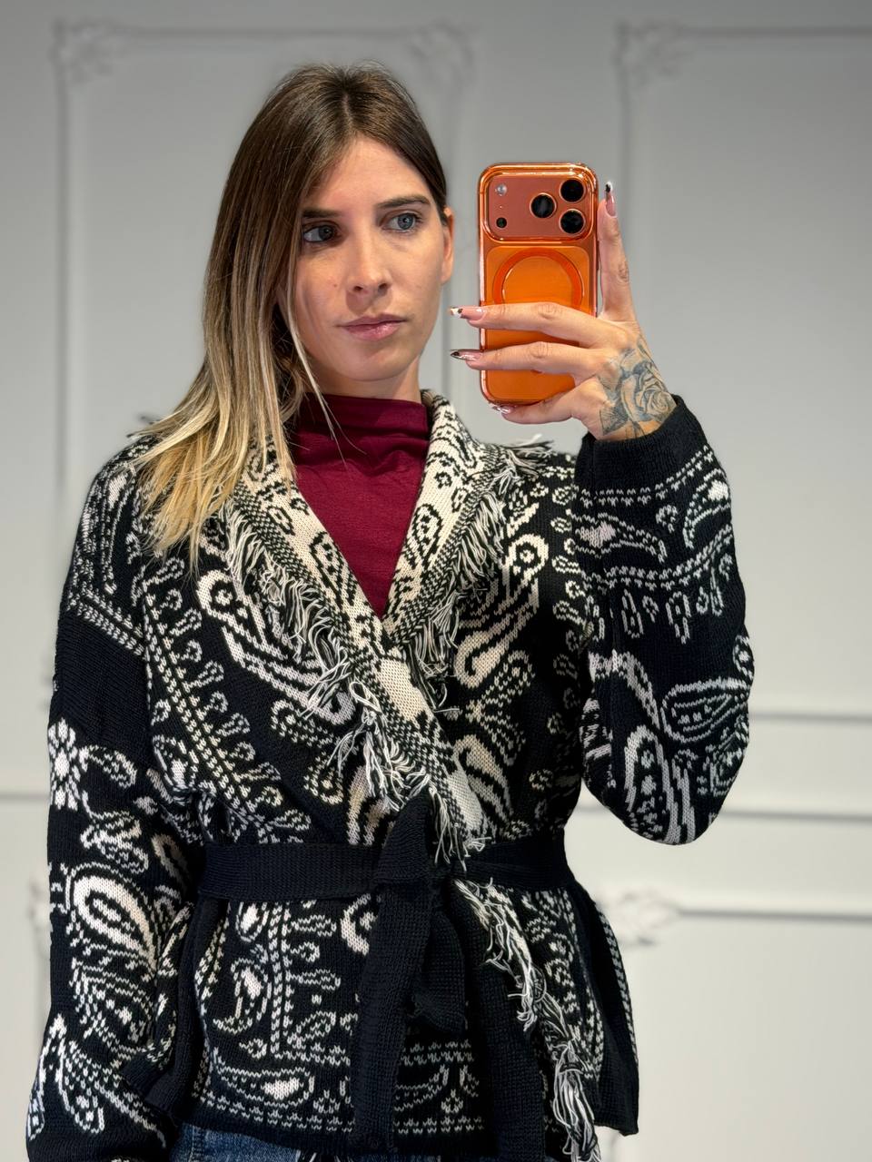 cardigan indian crop - Dverso Fashion