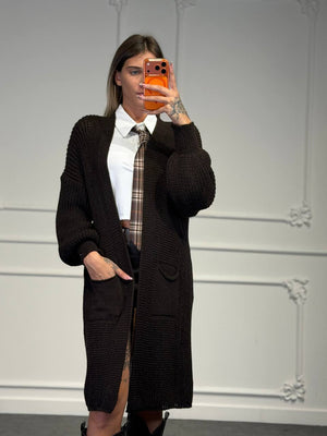 cardigan longuette - Dverso Fashion