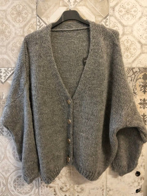 cardigan mariasol con bottoni - Dverso Fashion