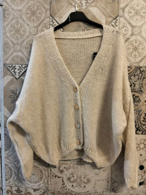 cardigan mariasol con bottoni - Dverso Fashion