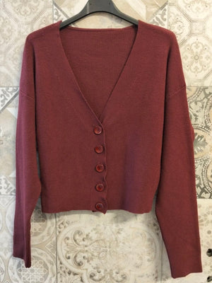 cardigan martina a costine - Dverso Fashion