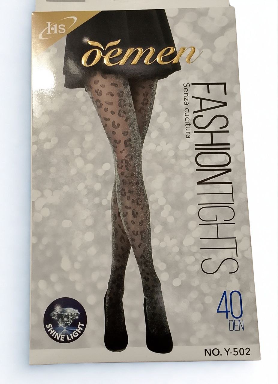 COLLANT LEOPARD SATIN - Dverso Fashion