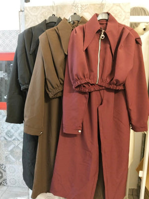 coordinato con colletto a punta - Dverso Fashion