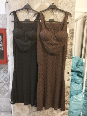 coordinato fabiola in pizzo - Dverso Fashion