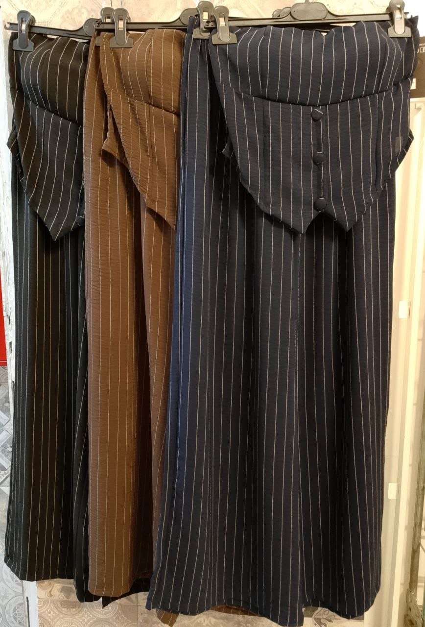 coordinato gessato - Dverso Fashion
