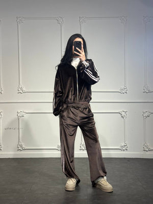 coordinato in ciniglia - Dverso Fashion