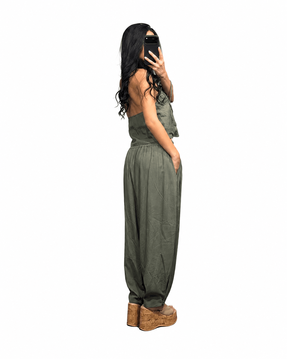 coordinato in lino - Dverso Fashion