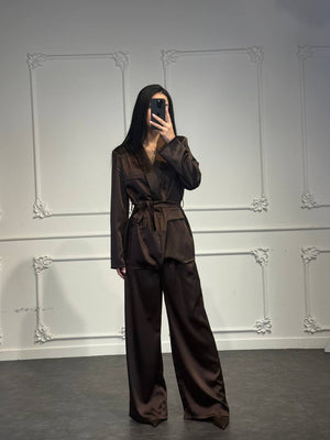 coordinato night in raso - Dverso Fashion