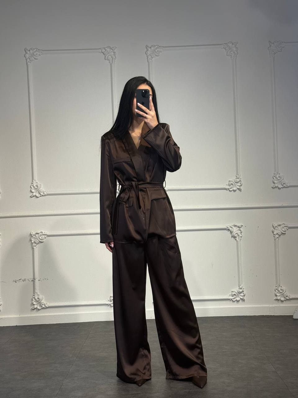 coordinato night in raso - Dverso Fashion