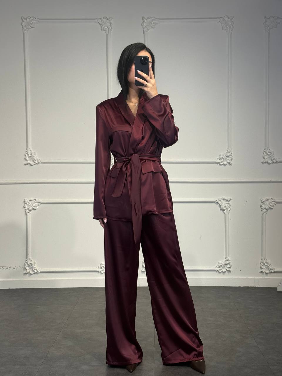 coordinato night in raso - Dverso Fashion