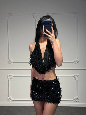 coordinato plume - Dverso Fashion