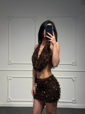 coordinato plume - Dverso Fashion