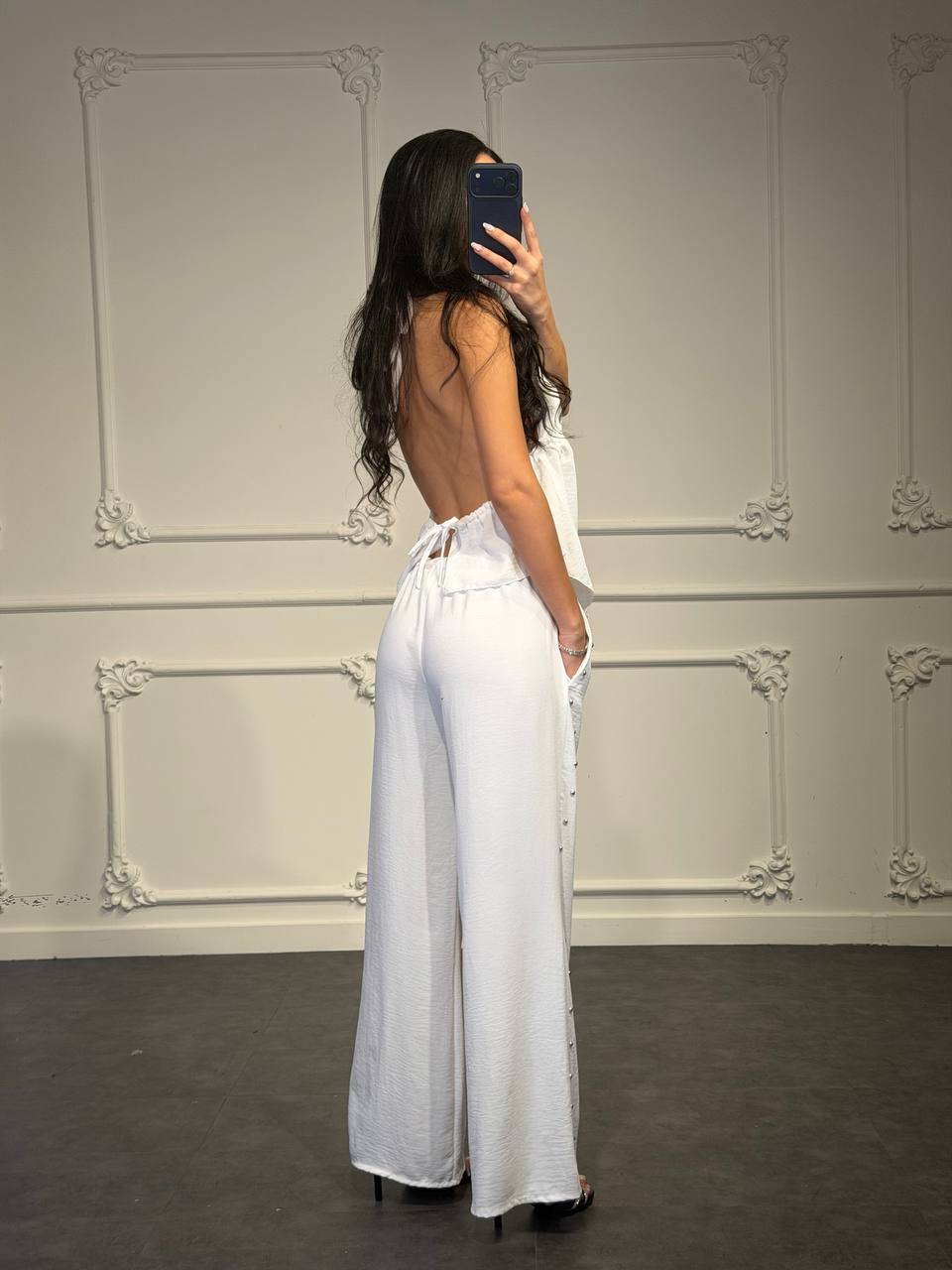 coordinato rebel con borchie - Dverso Fashion