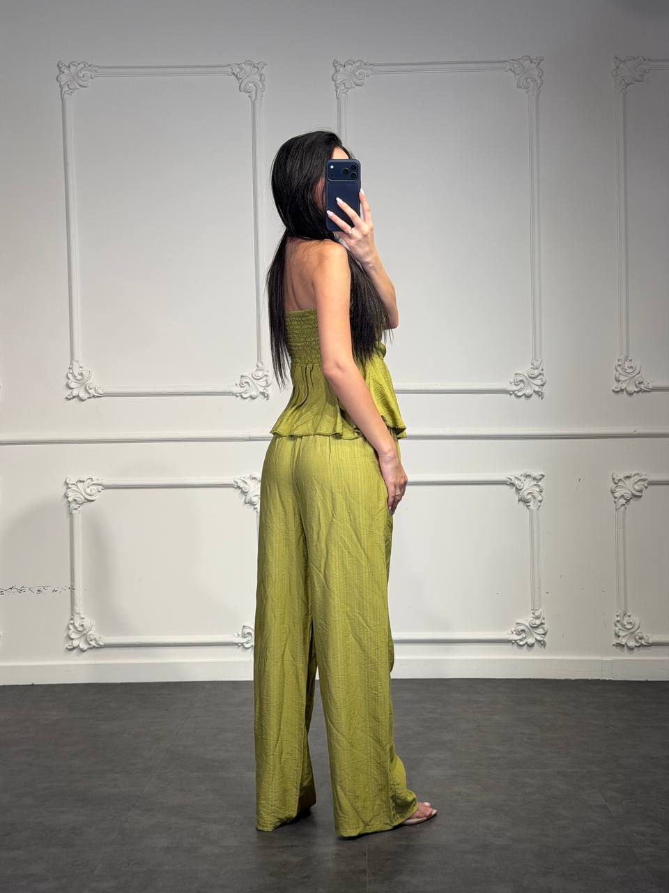 coordinato sara in lino - Dverso Fashion