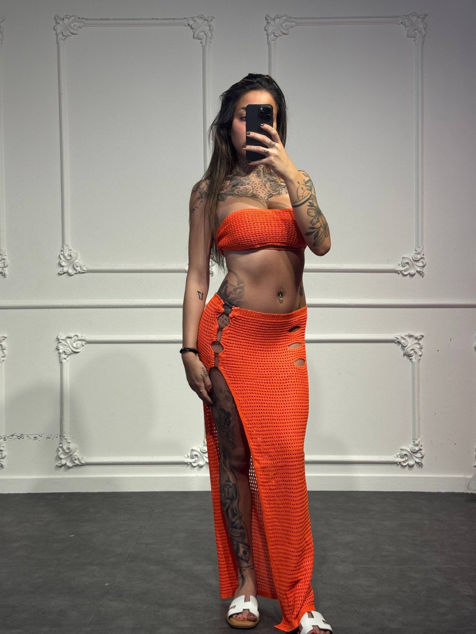 Copricostume fleur - Dverso Fashion